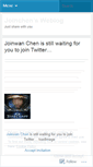 Mobile Screenshot of joinchen.wordpress.com