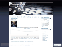 Tablet Screenshot of joinchen.wordpress.com