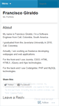 Mobile Screenshot of franciscogiraldo.wordpress.com