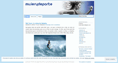 Desktop Screenshot of mujerydeporte.wordpress.com