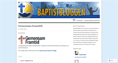 Desktop Screenshot of baptistbloggen.wordpress.com