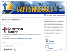 Tablet Screenshot of baptistbloggen.wordpress.com