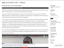Tablet Screenshot of lightyourselfonfire.wordpress.com