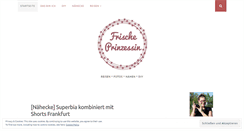 Desktop Screenshot of frischeprinzessin.wordpress.com