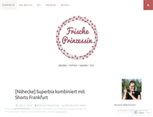 Tablet Screenshot of frischeprinzessin.wordpress.com