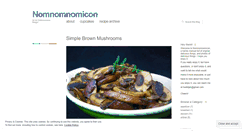 Desktop Screenshot of nomnomnomicon.wordpress.com