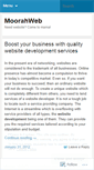Mobile Screenshot of moorahweb.wordpress.com