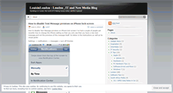 Desktop Screenshot of louisinlondon.wordpress.com