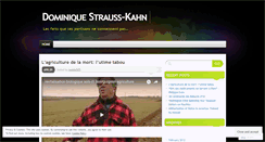 Desktop Screenshot of dominiquestrausskahn.wordpress.com