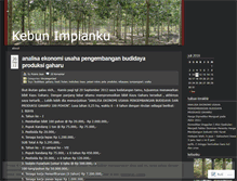 Tablet Screenshot of kebunimpianku.wordpress.com