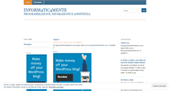 Desktop Screenshot of inform4tic4mente.wordpress.com