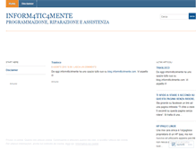 Tablet Screenshot of inform4tic4mente.wordpress.com