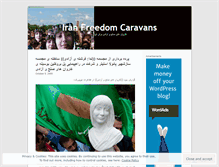 Tablet Screenshot of iranfreedomcaravans.wordpress.com