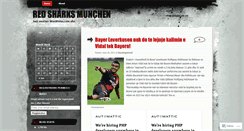 Desktop Screenshot of bavarianredsharks.wordpress.com