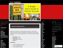 Tablet Screenshot of dangermencooking2.wordpress.com