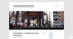 Desktop Screenshot of castellonensesenelmundo.wordpress.com