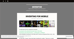 Desktop Screenshot of inventor.wordpress.com