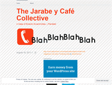 Tablet Screenshot of jarabecafecollective.wordpress.com