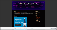 Desktop Screenshot of mollymurder.wordpress.com