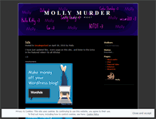 Tablet Screenshot of mollymurder.wordpress.com