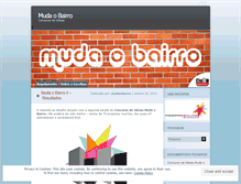 Tablet Screenshot of mudaobairro.wordpress.com