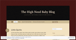 Desktop Screenshot of highneeds.wordpress.com