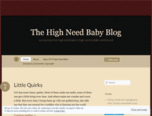 Tablet Screenshot of highneeds.wordpress.com