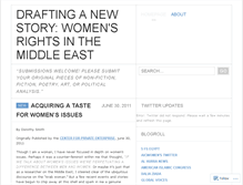 Tablet Screenshot of aicwomen.wordpress.com