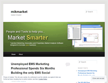 Tablet Screenshot of mikmarket.wordpress.com