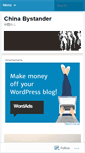 Mobile Screenshot of chinabystander.wordpress.com