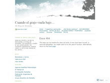 Tablet Screenshot of cuandoelgrajovuelabajo.wordpress.com