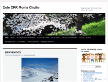 Tablet Screenshot of colecprmontechullo.wordpress.com