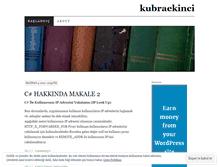 Tablet Screenshot of kubraekinci.wordpress.com