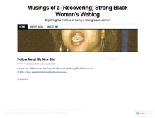 Tablet Screenshot of musingsofastrongblackwoman.wordpress.com