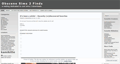 Desktop Screenshot of obscenefinds.wordpress.com