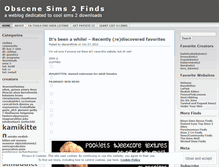 Tablet Screenshot of obscenefinds.wordpress.com