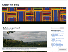 Tablet Screenshot of julesgoes.wordpress.com