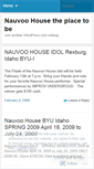 Mobile Screenshot of nauvoohouse.wordpress.com