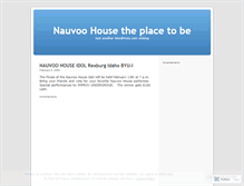 Tablet Screenshot of nauvoohouse.wordpress.com