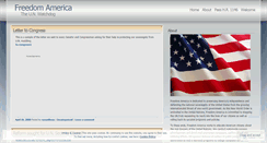 Desktop Screenshot of freedomamerica.wordpress.com