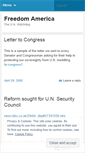Mobile Screenshot of freedomamerica.wordpress.com