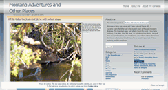 Desktop Screenshot of montanaadventures.wordpress.com