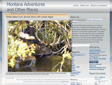 Tablet Screenshot of montanaadventures.wordpress.com