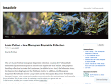 Tablet Screenshot of losadole.wordpress.com