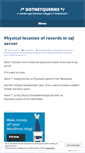 Mobile Screenshot of dotnetqueries.wordpress.com
