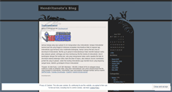 Desktop Screenshot of hendritanoto.wordpress.com
