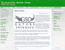 Tablet Screenshot of greenvilleswimclub.wordpress.com