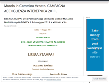 Tablet Screenshot of progettoaccoglienza.wordpress.com