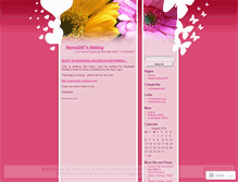 Tablet Screenshot of mama2007.wordpress.com