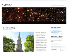 Tablet Screenshot of alovesj.wordpress.com